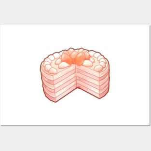 Strawberry Cake Posters and Art